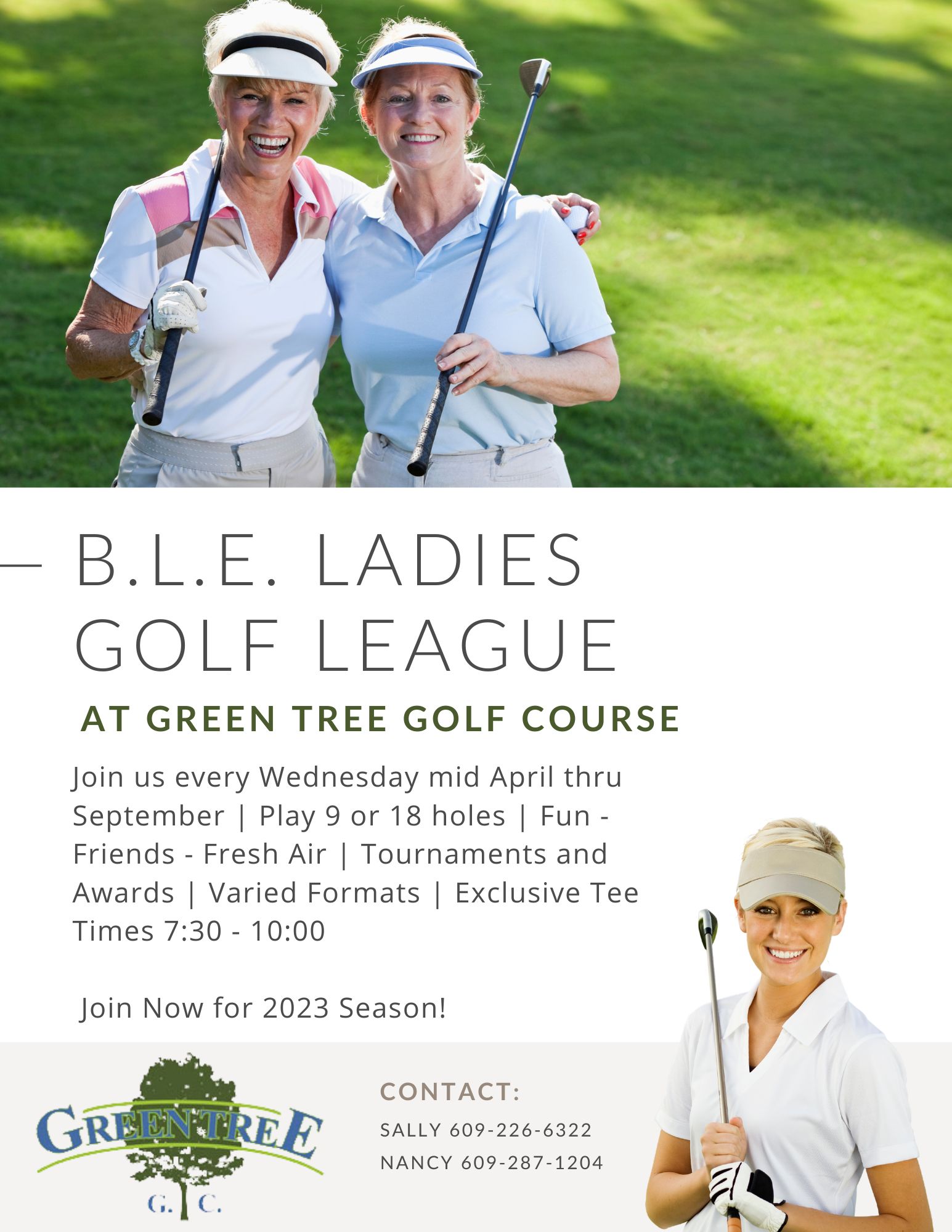 B.L.E. Ladies Golf League John F Gaffney Green Tree Golf Course